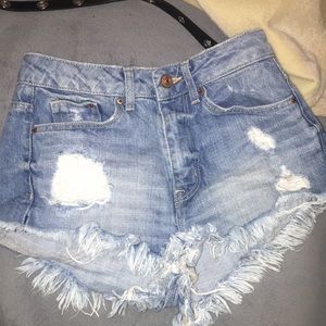 jean shorts